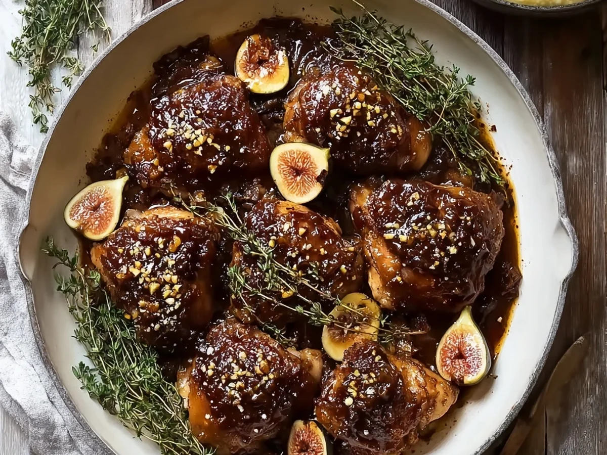 Tender Balsamic Fig Chicken: A Sweet & Savory Weeknight Meal - Image 1