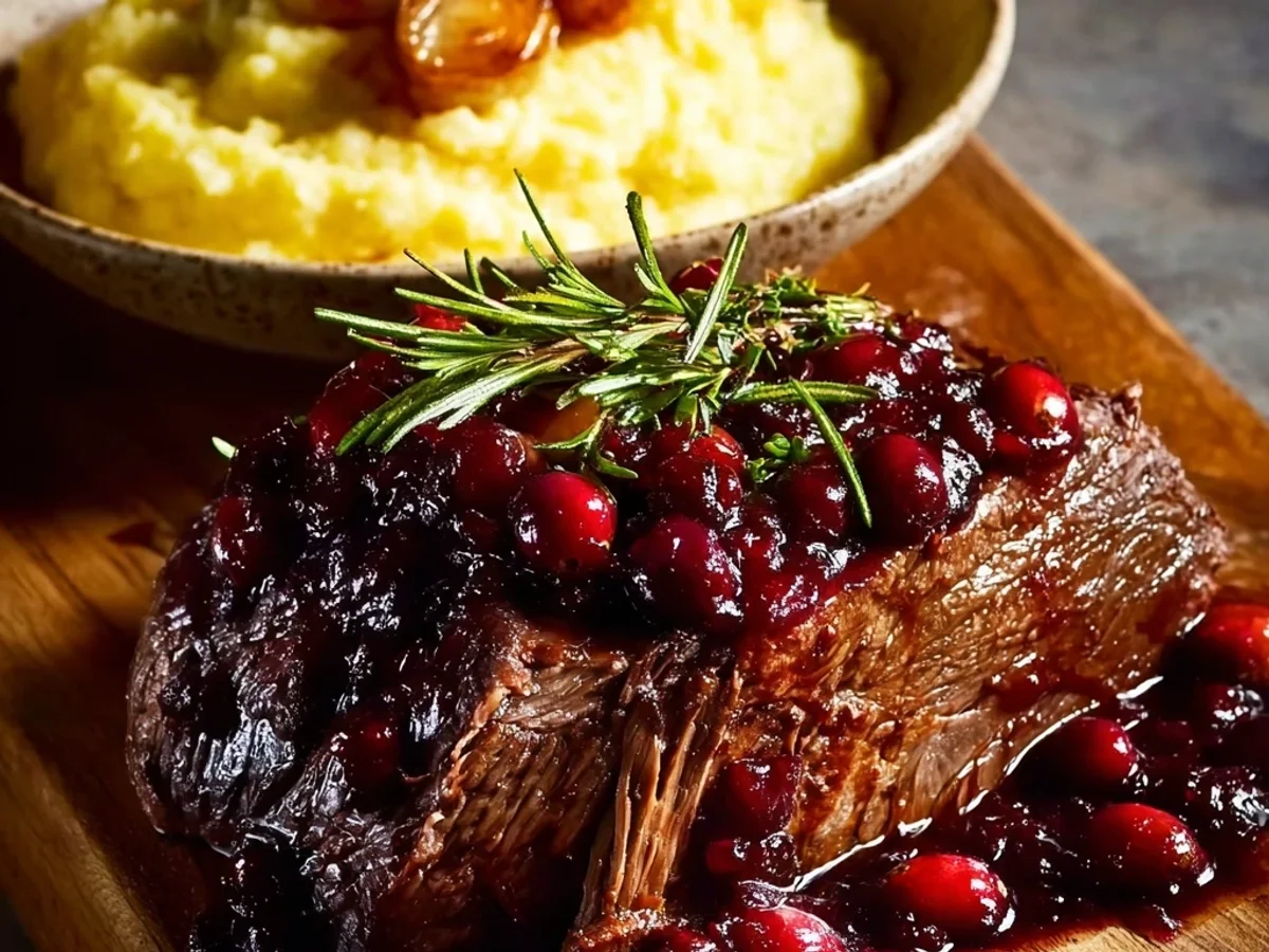 Tender Beef Roast Cranberry Glaze for Any Day - Image 1