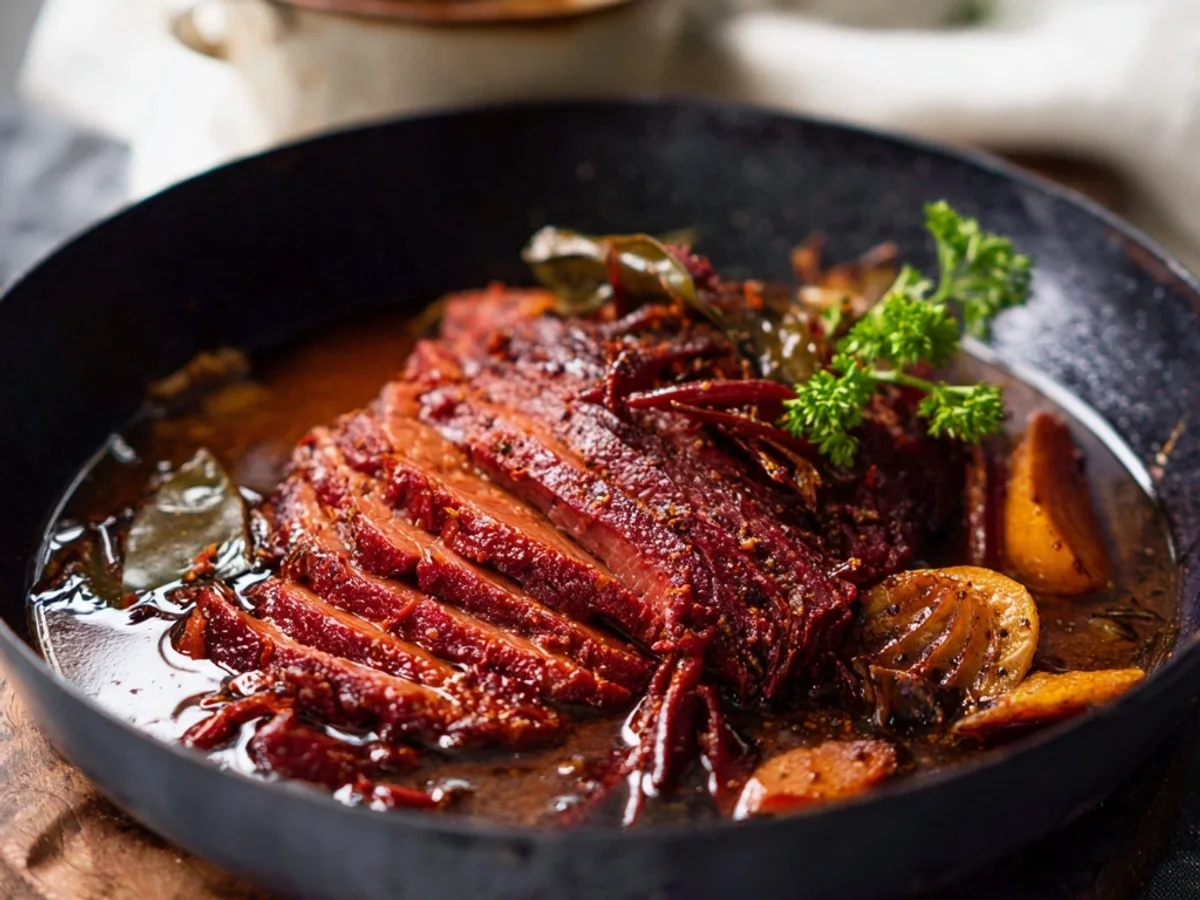 Tender Braised Corned Beef Brisket - Image 2