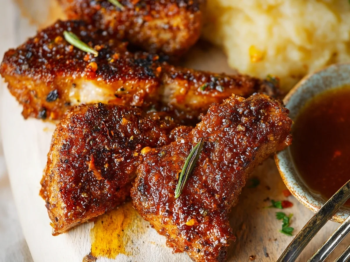 Tender Brown Sugar Lamb Chops, Oven-Baked - Image 2