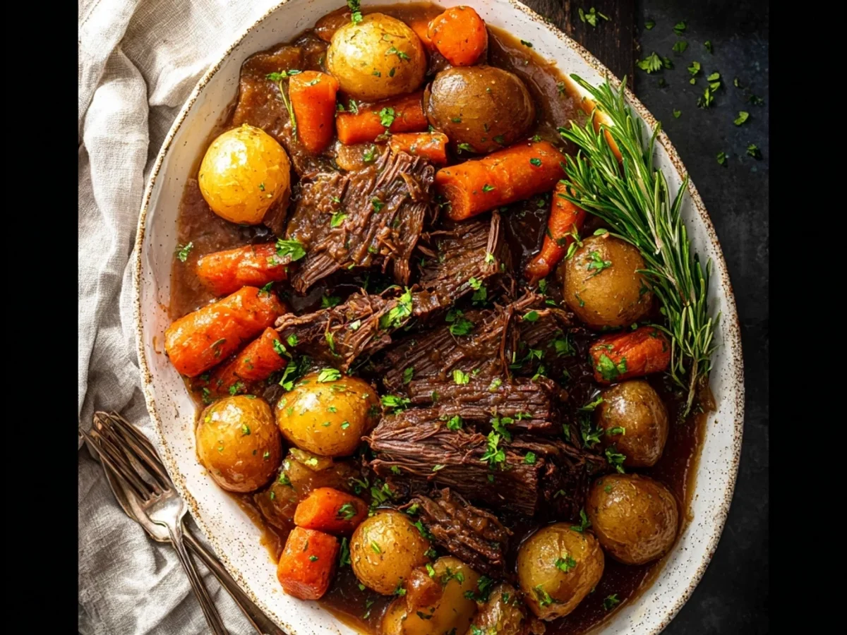 Tender Crock Pot Pot Roast Recipe: Slow-Cooked Comfort - Image 2