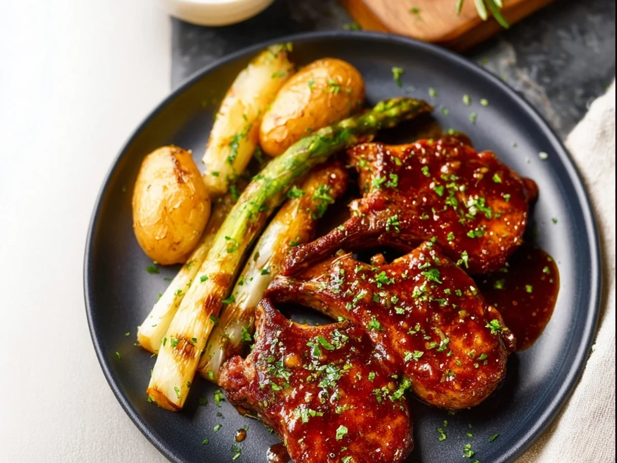 Tender Honey Garlic Lamb Chops: Quick Weeknight Meal - Image 1