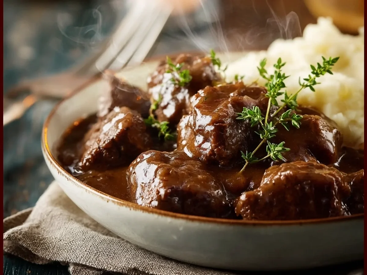 Tender Sirloin Tips in Gravy: A Heartwarming Meal - Image 2
