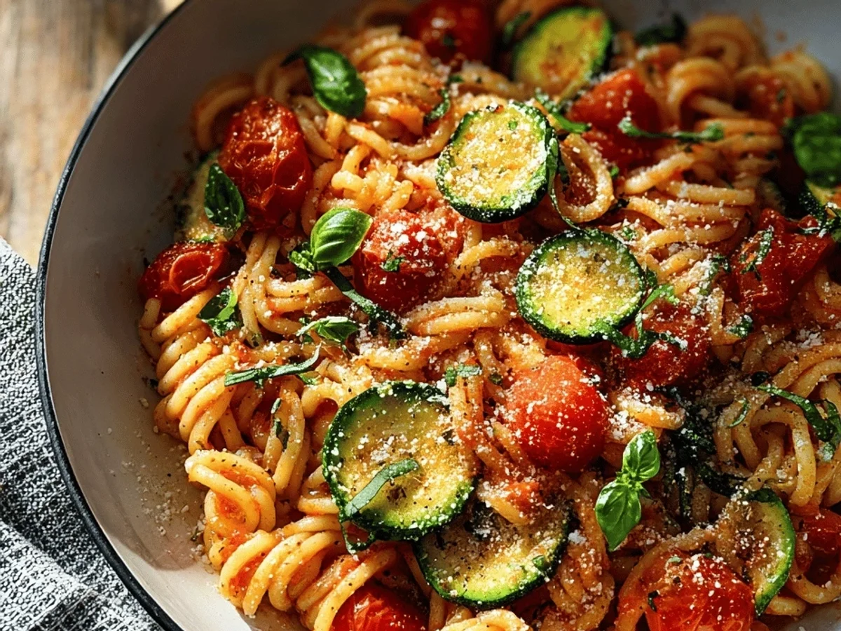 Tomato Zucchini Pasta: Quick & Easy Weeknight Meal - Image 2