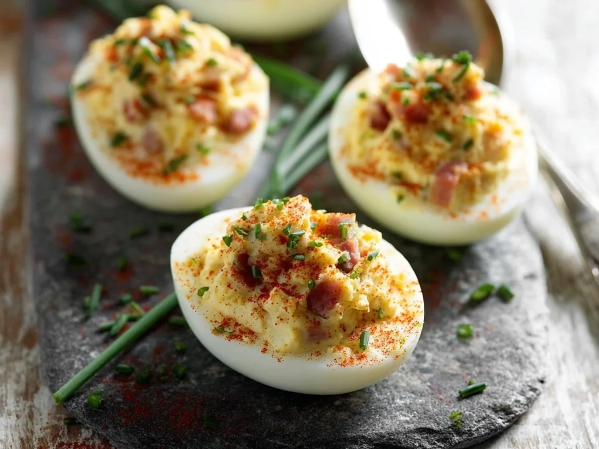 Turkey Ham Deviled Eggs: A Zesty Crowd-Pleaser - Image 2