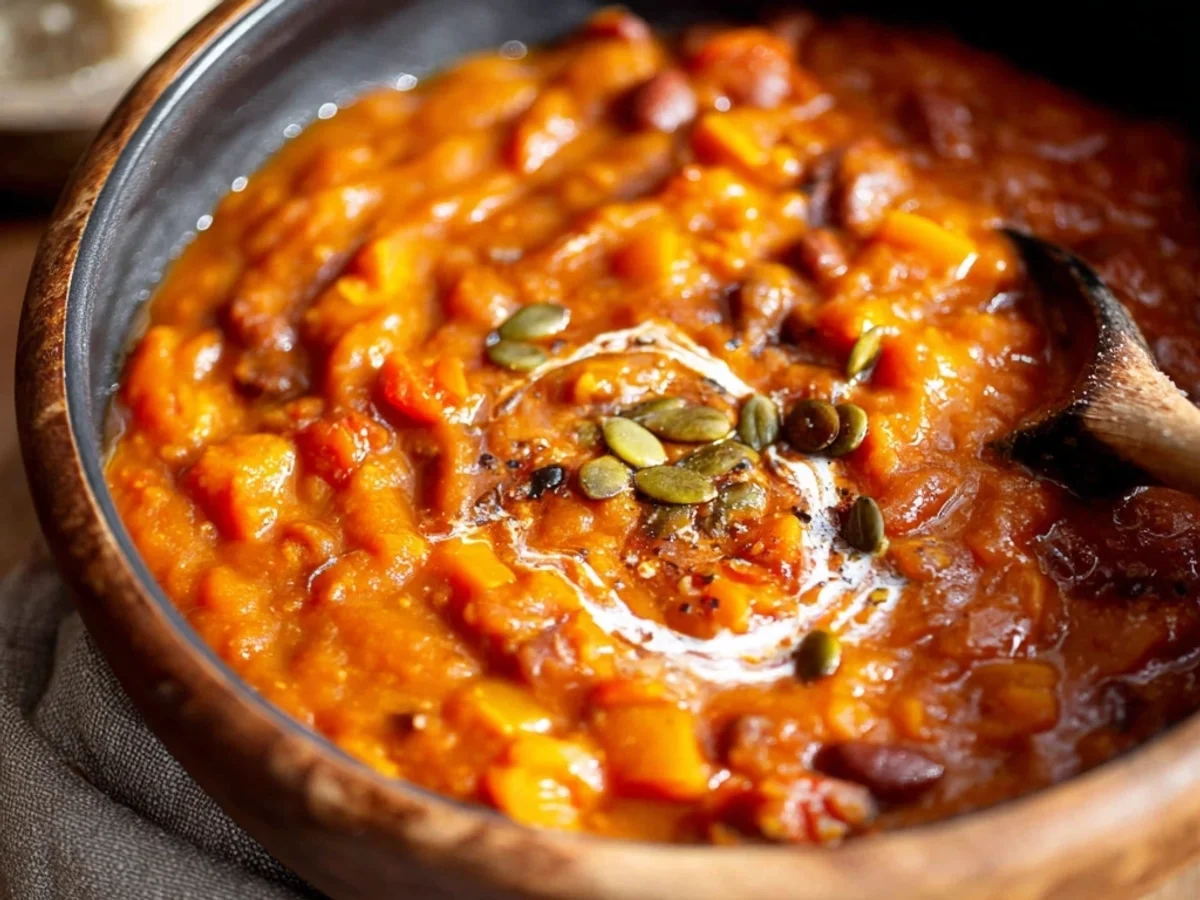 Vegetarian Pumpkin Chili Recipe: Hearty Autumn Comfort - Image 1
