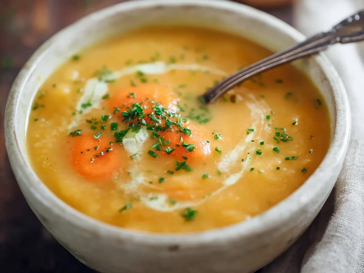 Velvety Creamy Carrot Potato Soup for Comfort - Image 1