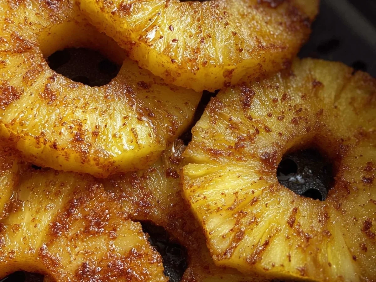 Air Fryer Caramelized Pineapple: Sticky-Sweet Bliss - Featured Image