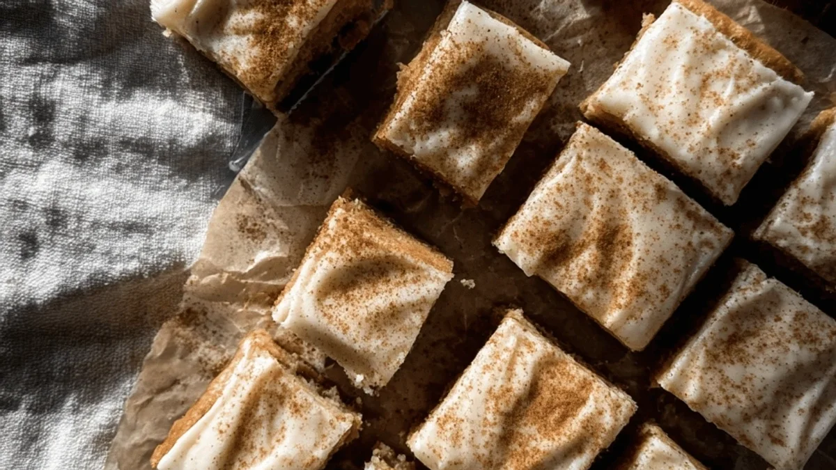 Apple Cinnamon Blondies: My Go-To Fall Treat!