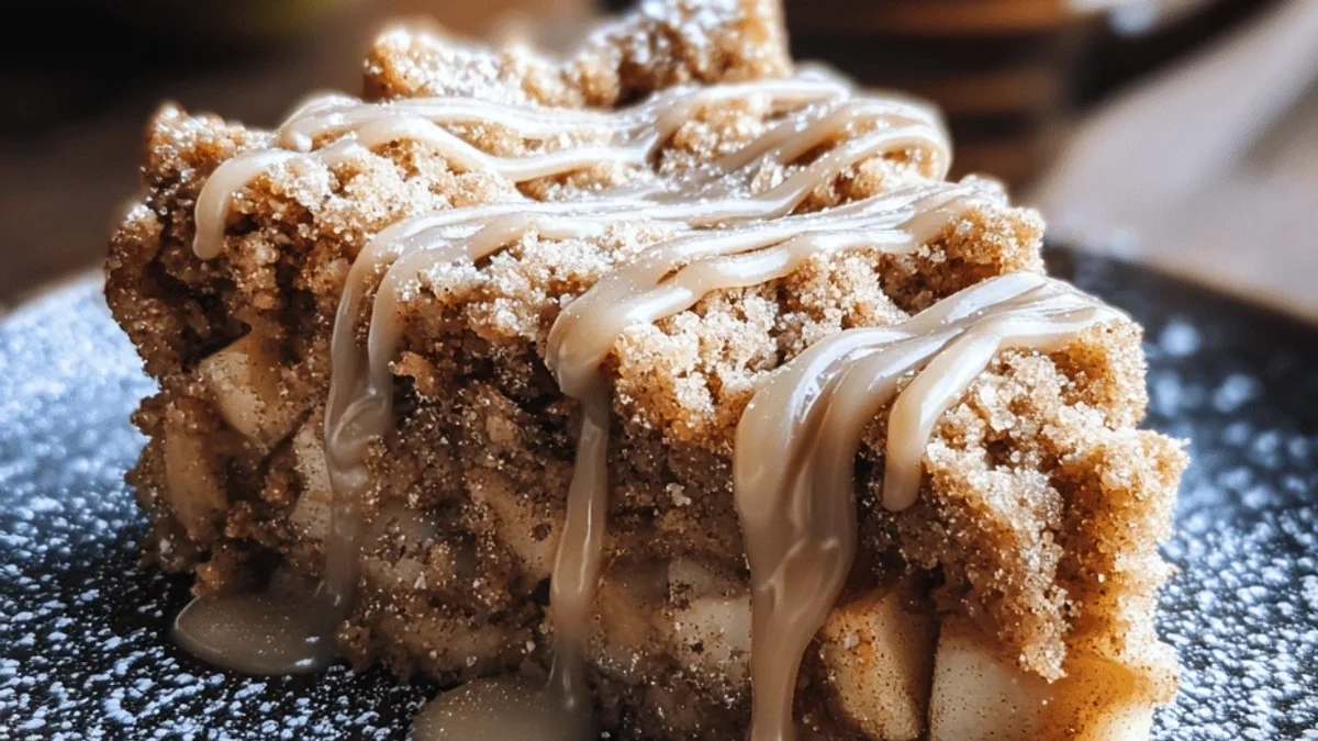 Apple Crumb Cake: My Cozy Fall Favorite with Drizzle