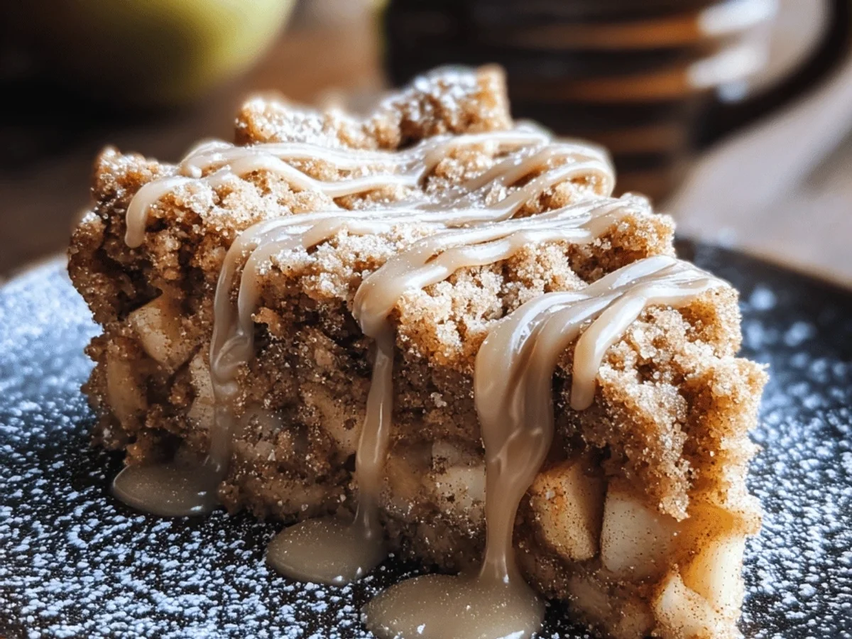 Apple Crumb Cake: My Cozy Fall Favorite with Drizzle - Featured Image