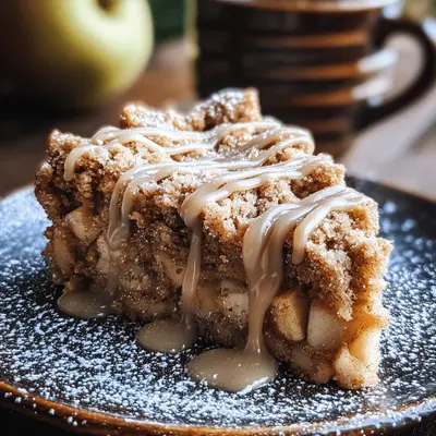 Apple Crumb Cake: My Cozy Fall Favorite with Drizzle