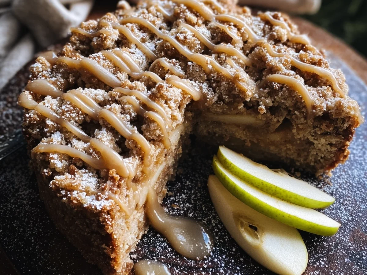 Apple Crumb Cake with Cinnamon Drizzle: A Homestyle Treat - Featured Image
