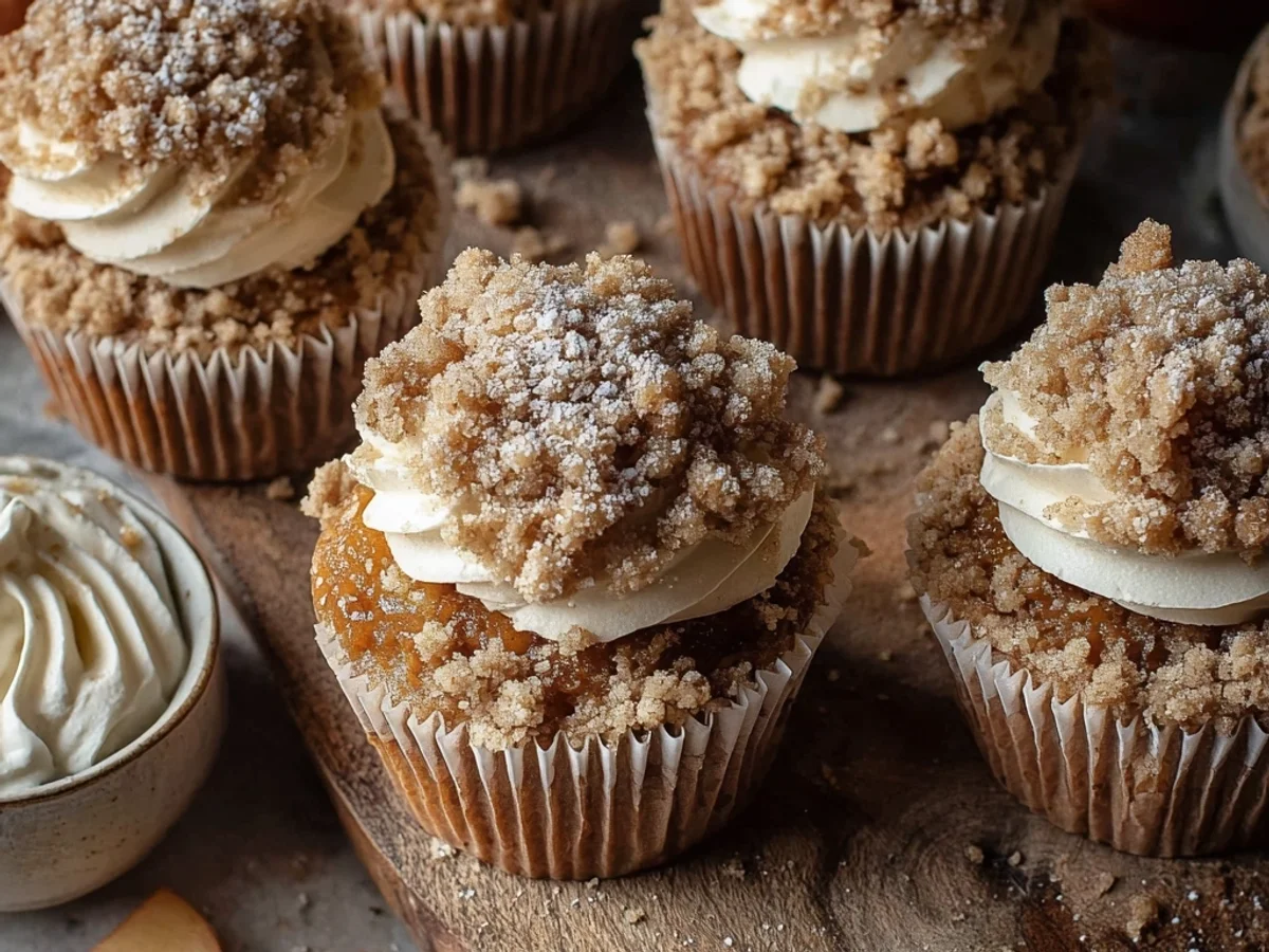 Apple Crumble Cupcakes: Spiced Fall Treat - Featured Image