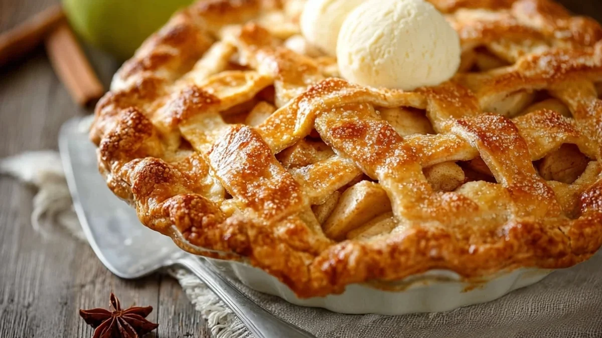 Apple Pie: Classic Homemade, Flaky Crust