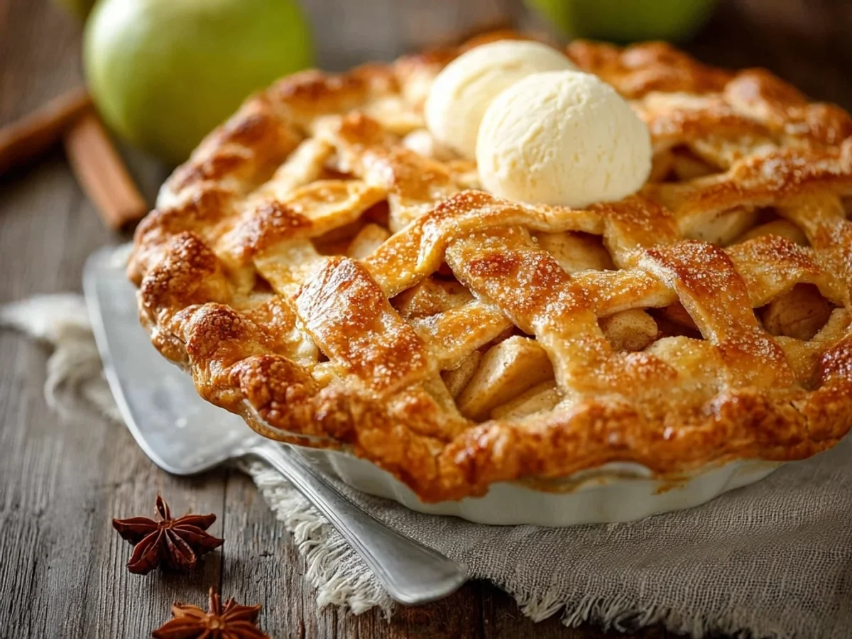 Apple Pie: Classic Homemade, Flaky Crust - Featured Image
