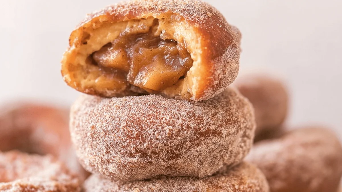 Apple Pie Doughnuts Recipe - A Fall Favorite