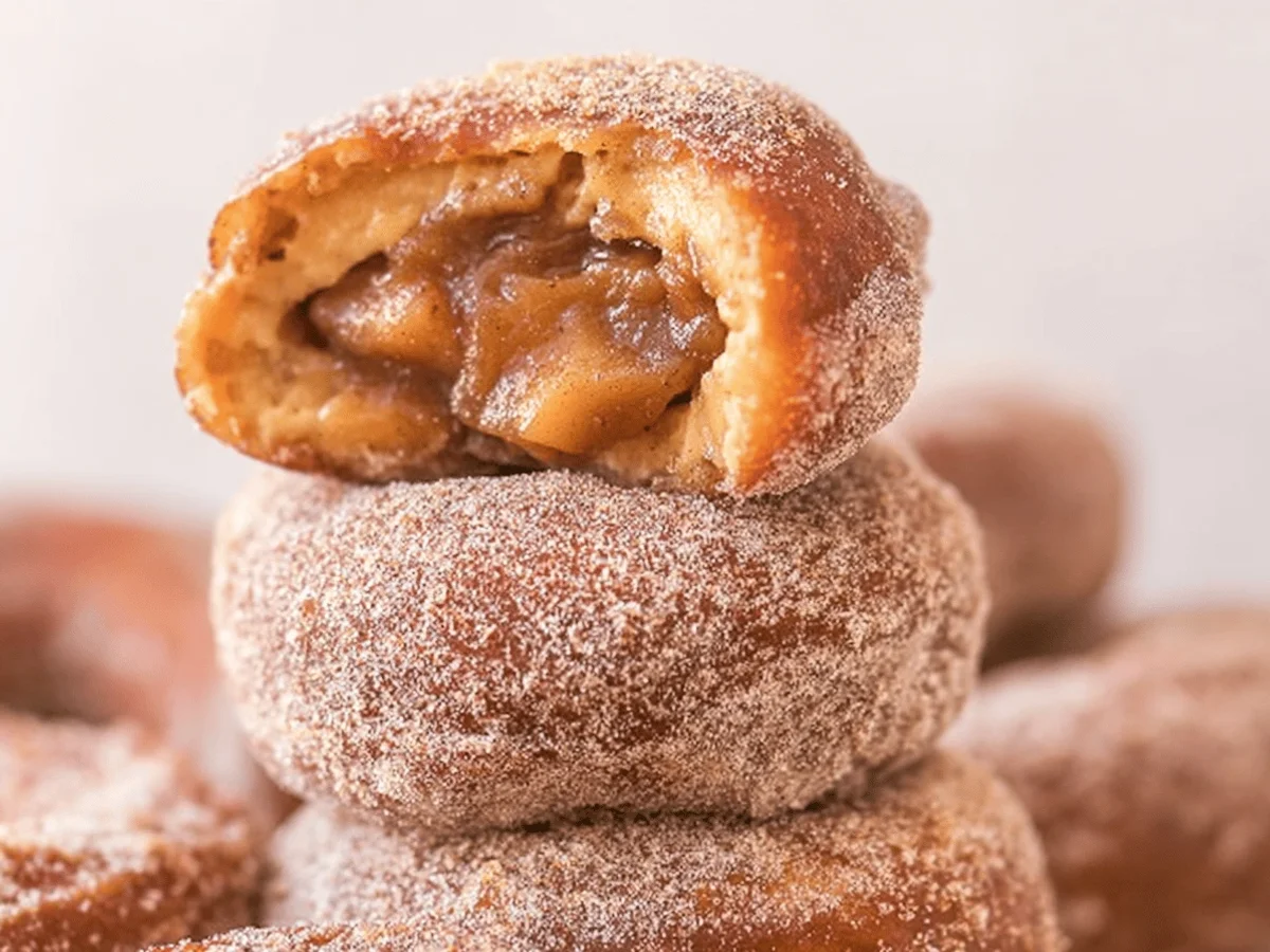 Apple Pie Doughnuts Recipe - A Fall Favorite - Featured Image