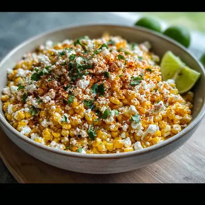 Authentic Mexican Street Corn Salad: Creamy & Zesty