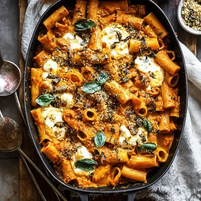Autumn Pasta Bake: Cozy Pumpkin Tomato Delight