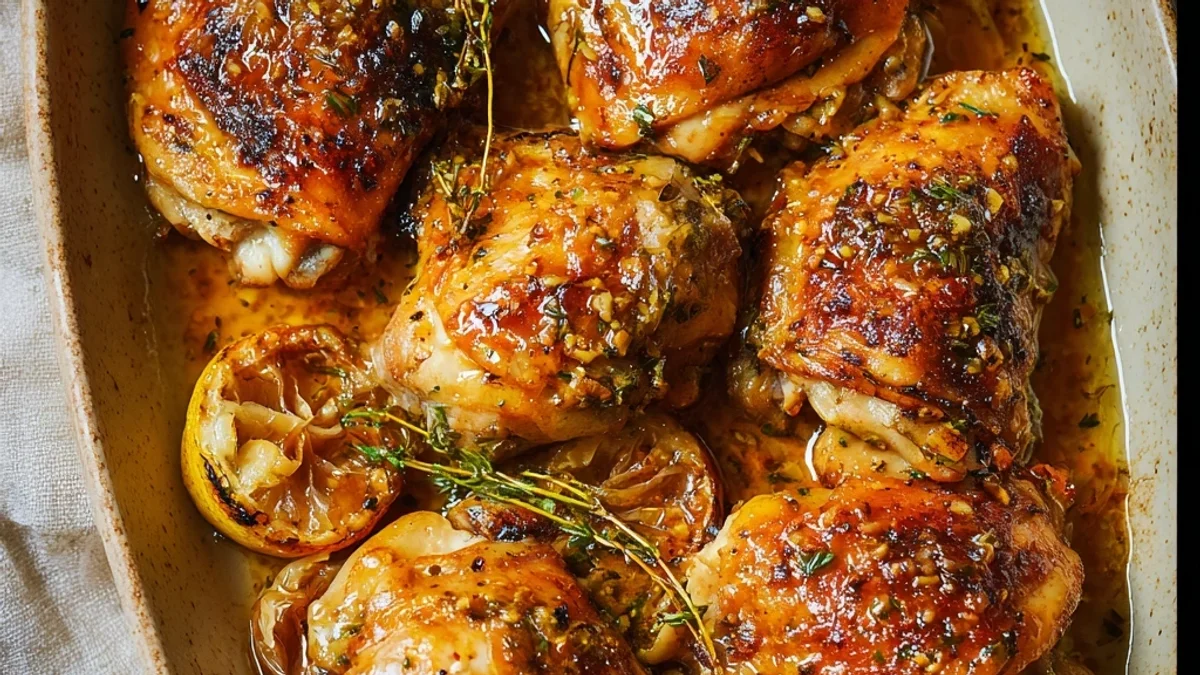 Baked Lemon Butter Chicken: Zesty & Tender