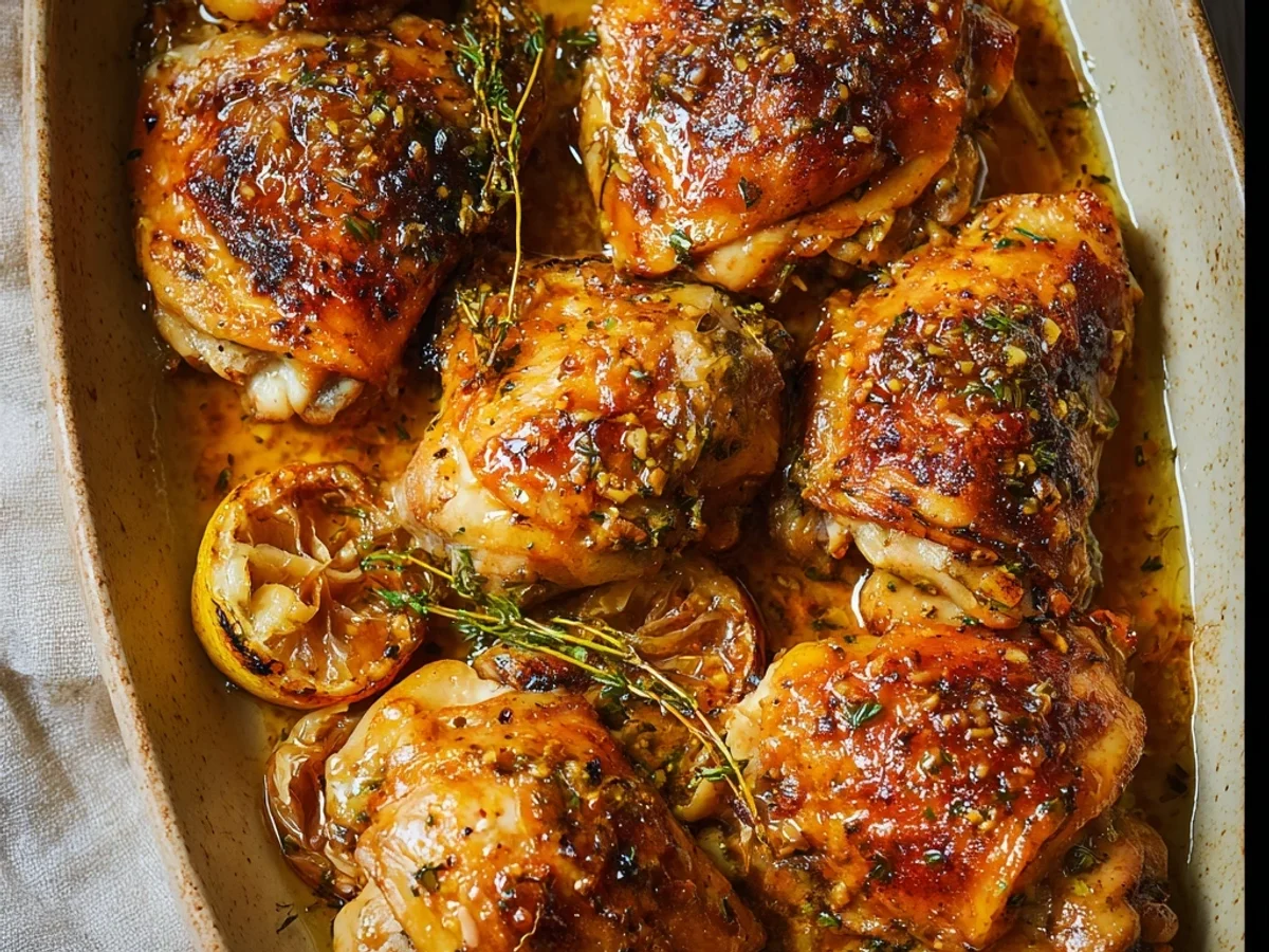 Baked Lemon Butter Chicken: Zesty & Tender - Featured Image