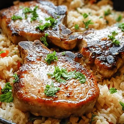 Baked Pork Chops and Rice Recipe