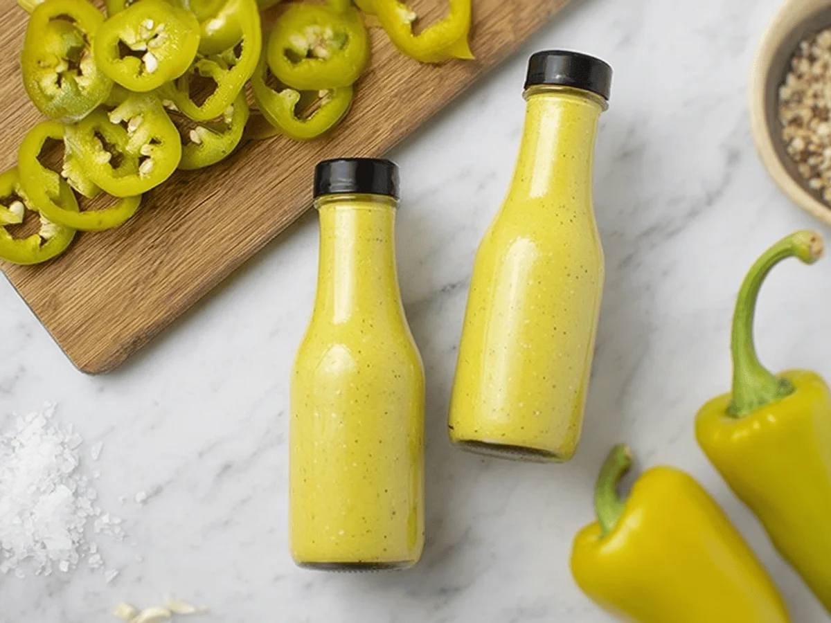 Banana Pepper Hot Sauce Recipe: A Sweet and Spicy Kick - Featured Image