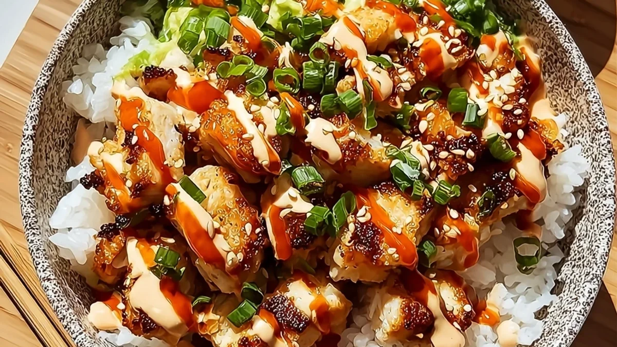 Bang Bang Chicken Bowl: Spicy, Creamy Weeknight Wonder