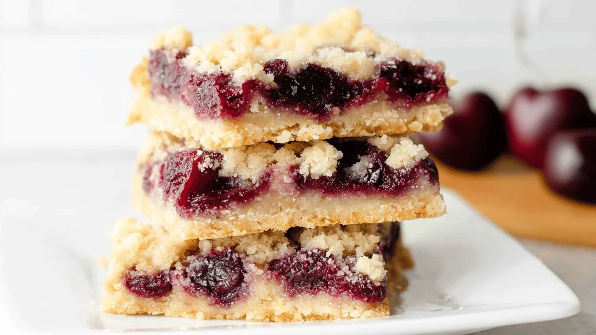 Best Cherry Crumb Bars Recipe