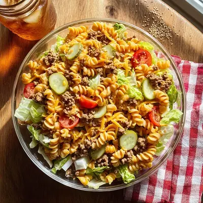 Big Mac Pasta Salad: Tangy, Creamy, & Nostalgic Dinner