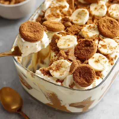Biscoff Banana Pudding: Creamy No-Bake Dessert