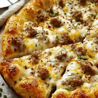 Biscuits & Beef Sausage Gravy Breakfast Pizza: My Go-To