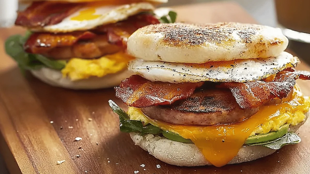 Blackstone Breakfast Sandwiches Recipe