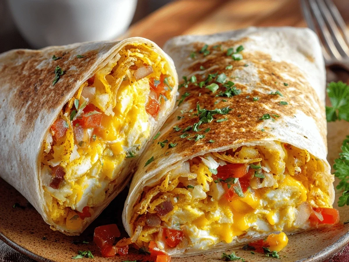 Breakfast Burrito With Hash Browns: My Go-To Recipe! - Featured Image
