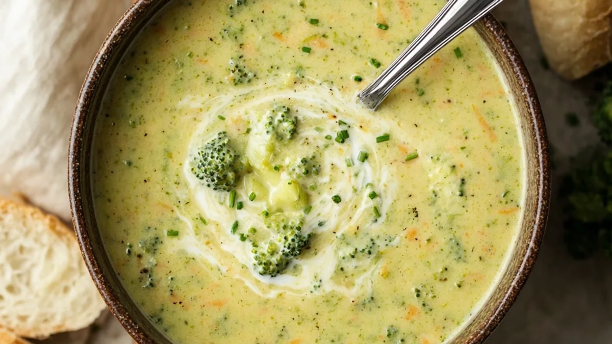 Broccoli Cheddar Soup: High Protein Recipe for Comfort