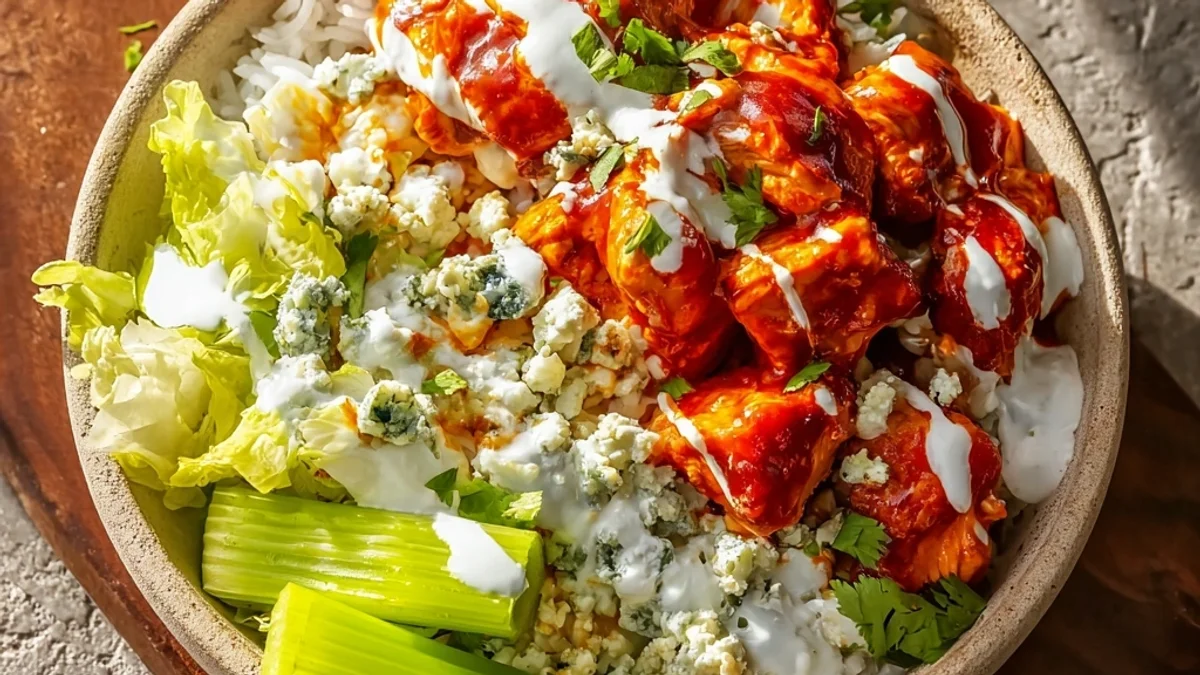 Buffalo Chicken Bowls: Easy Weeknight Meal