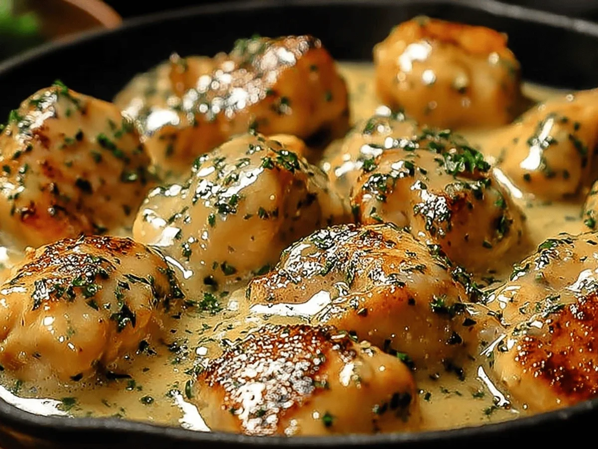Buttery Chicken Texas Garlic Recipe - Featured Image