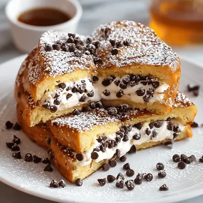 Cannoli Stuffed French Toast: Brunch Bliss