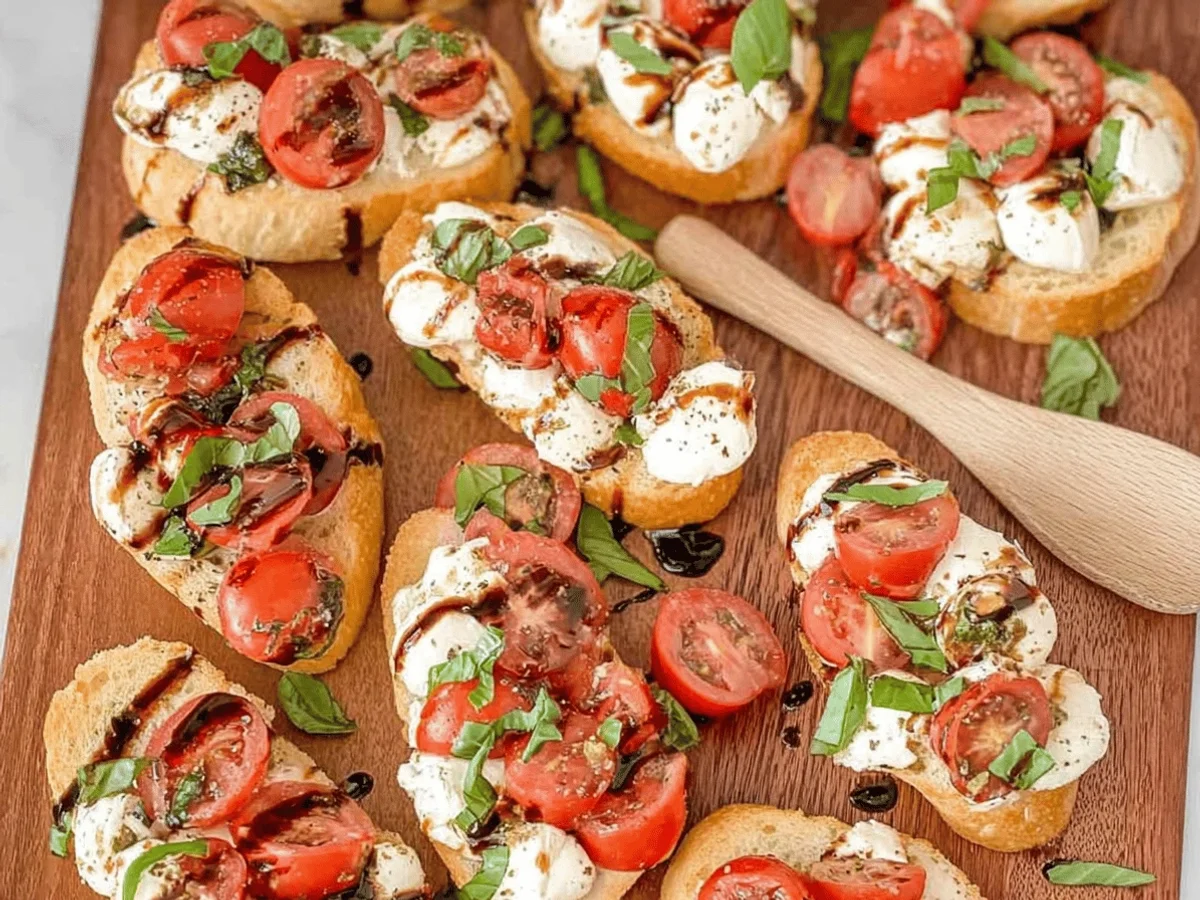 Caprese Bruschetta Recipe: A Fresh and Flavorful Delight - Featured Image
