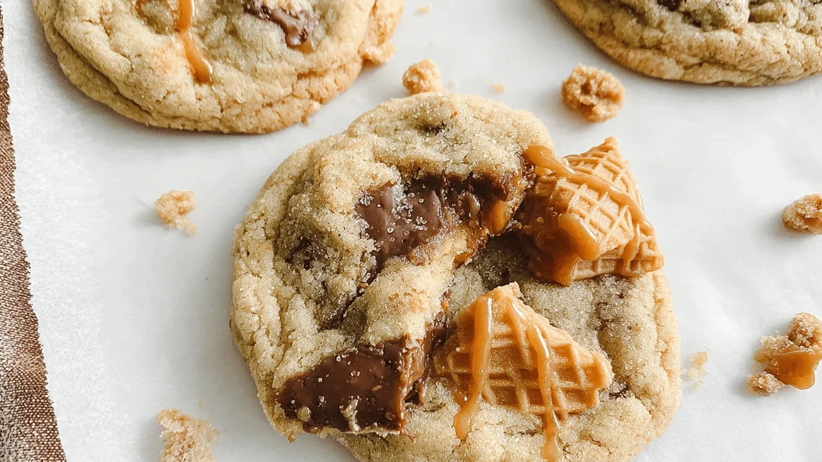 Caramel Cone Crunch Cookies Recipe: Sweetness Redefined