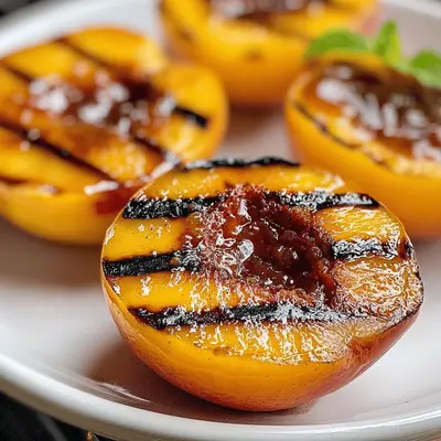 Caramelized Grilled Summer Peaches