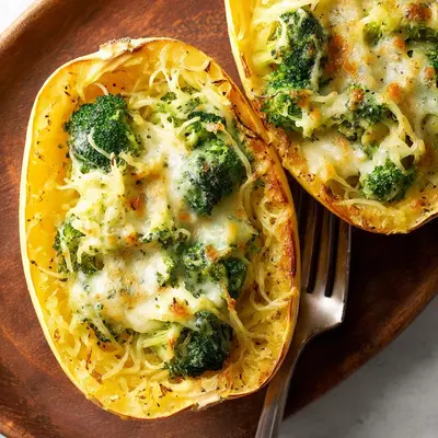 Cheesy Broccoli Spaghetti Squash Bake: Weeknight Winner