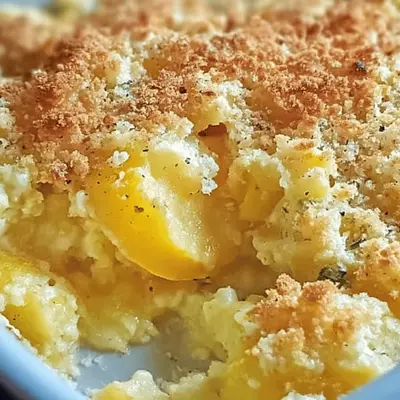 Cheesy Yellow Squash Casserole Recipe