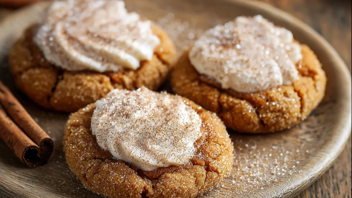 Chewy Vegan Pumpkin Pie Cookies: A Fall Favorite