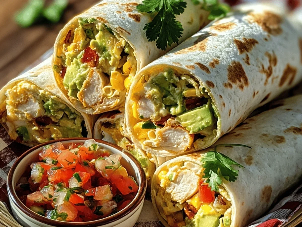 Chicken Avocado Ranch Burritos: Easy Weeknight Win! - Featured Image