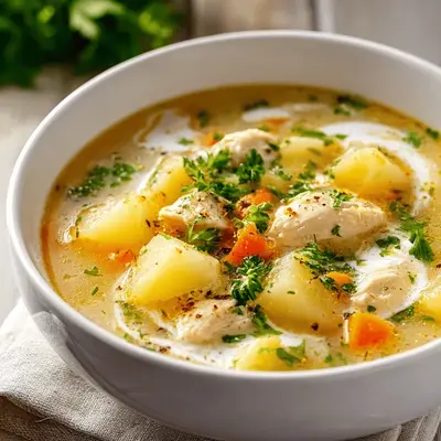 Chicken Soup with Potatoes: Comforting Recipe