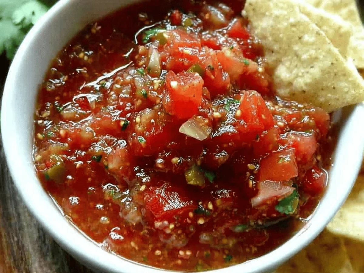 Chunky Tomato Salsa Recipe: Fresh, Easy & Delicious - Featured Image