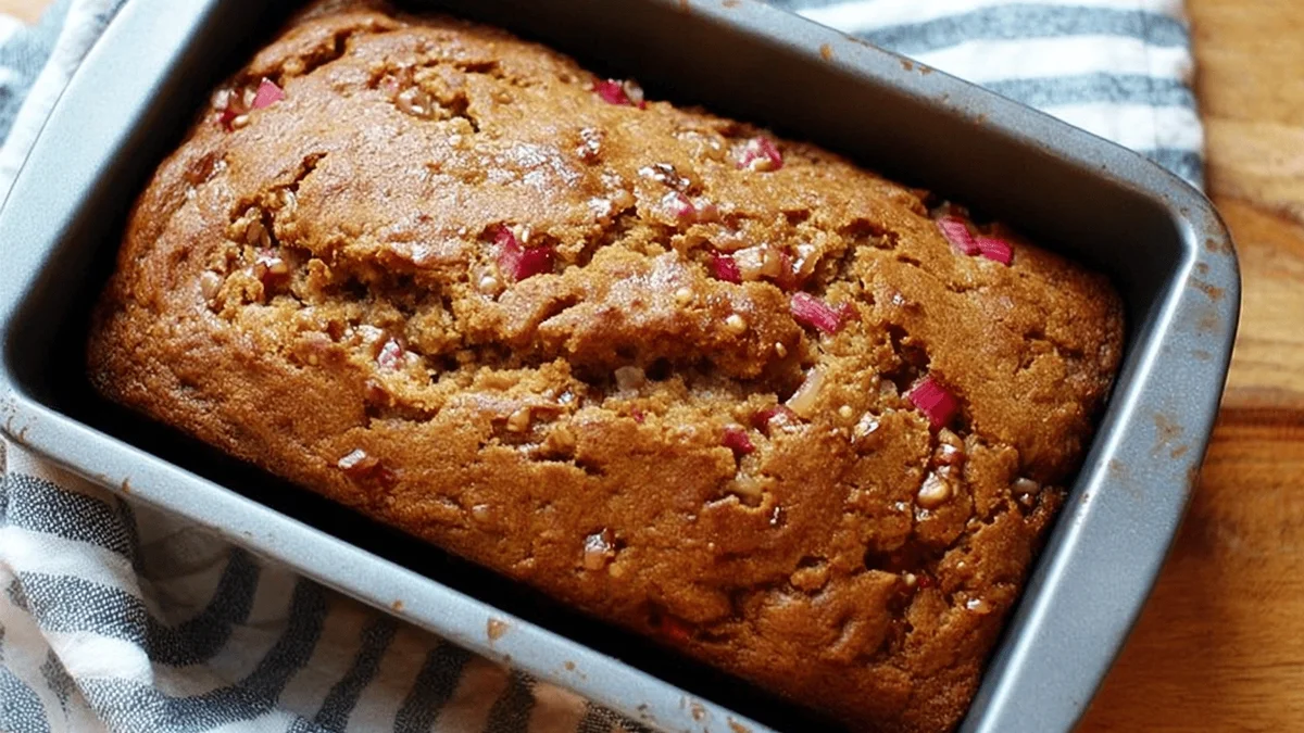 Cinnamon Rhubarb Bread Recipe for Any Occasion