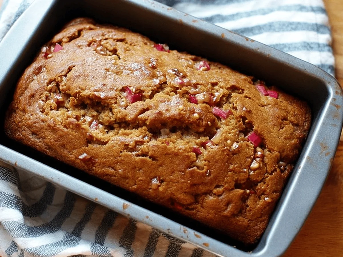 Cinnamon Rhubarb Bread Recipe for Any Occasion - Featured Image